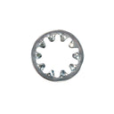 A metal guitar potentiometer lock washer.