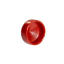 A red potentiometer dust seal used on Mojotone wah guitar potentiometers. It also fits on CTS and CGE full sized guitar potentiometers.