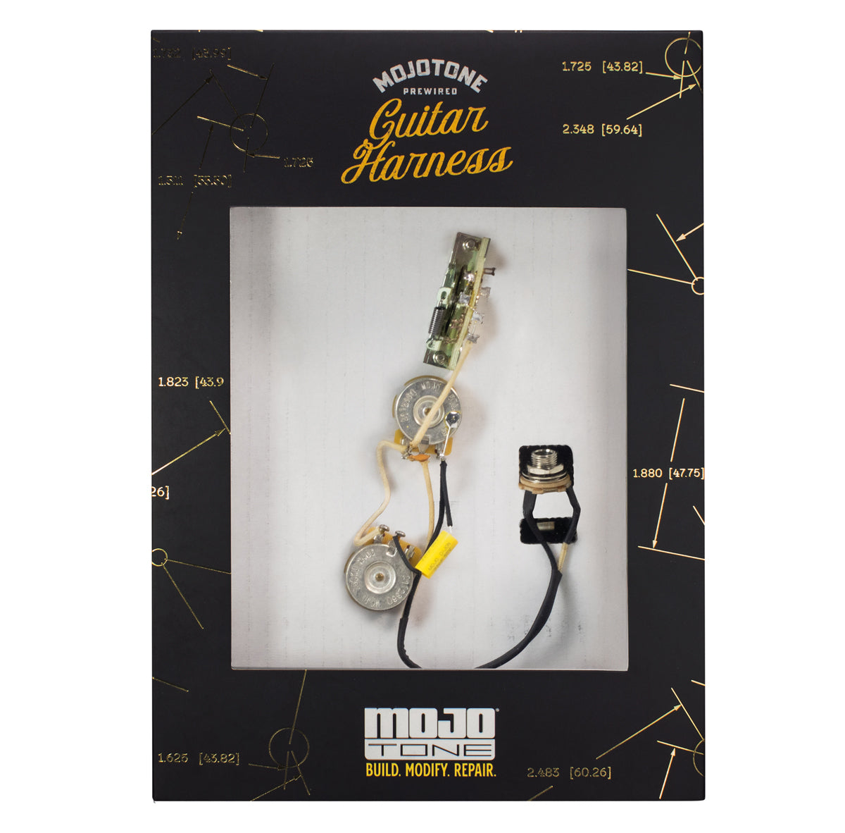 Pre-Wired Tele Thinline Standard Guitar Wiring Harness – Mojotone