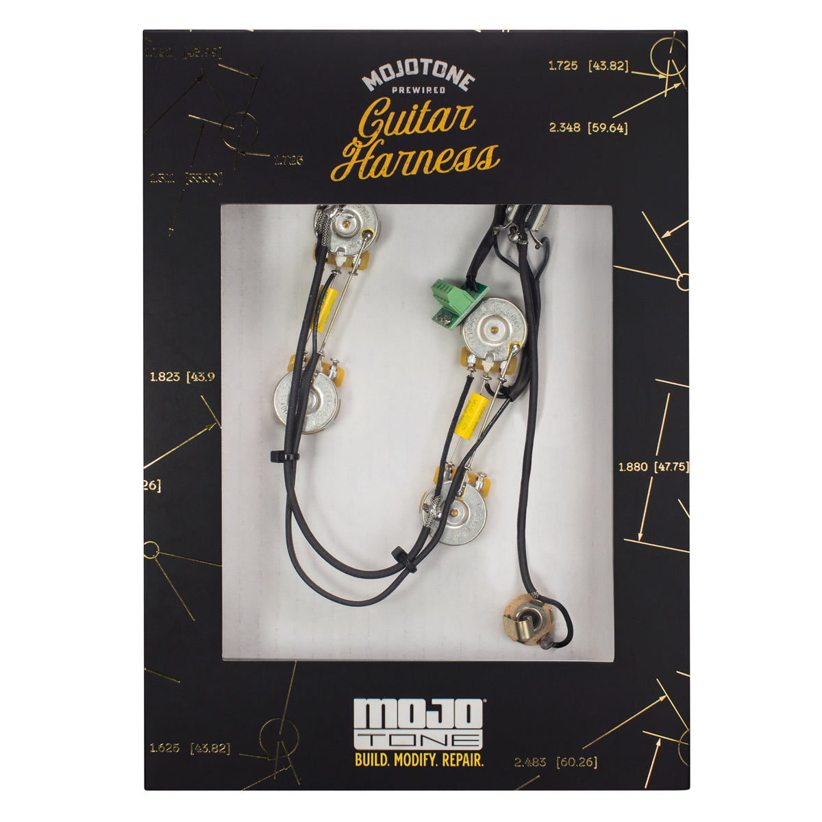 Solderless ES-335 Guitar Wiring Harness – Mojotone