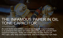 The Infamous Paper In Oil Tone Capacitor: Vintage Vibe, Modern Options