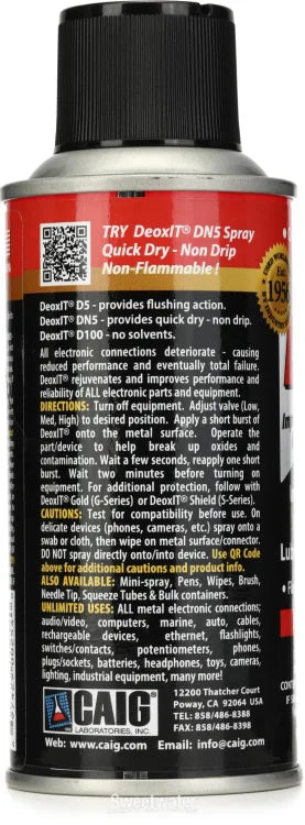 DeoxIT® D-Series D5 Spray – Mojotone