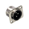Mojo 3-Conductor Male XLR Receptacle