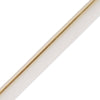 Large Gold Piping 1/2''(H) x 3/16'' Bead with Lip