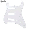 Fender Standard Stratocaster Guitar Pickguard '57 White 8 Hole 1 Ply S/S/S