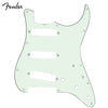 Fender Standard Stratocaster Guitar Pickguard '62 Mint Green Truss Rod Notch 11 Hole 3 Ply S/S/S
