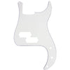 Mojotone Electric Guitar Pickguard for Precision Bass Gloss White 3 Ply