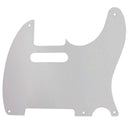 Mojotone Electric Guitar Pickguard for Tele 5 Hole White 1 Ply