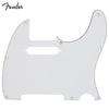 Fender Standard Telecaster Guitar Pickguard White 8 Hole 3 Ply S/S
