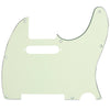 Mojotone Electric Guitar Pickguard for Tele 8 Hole Mint Green 3-Ply