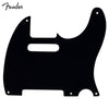 Fender '52 Telecaster Guitar Pickguard Black 5 Hole 1 Ply S/S