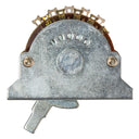 A Mojotone deluxe Telecaster 4-way pickup selector switch isolated on a white background.