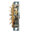 The side view of a Mojotone deluxe Telecaster 4-way pickup selector switch isolated on a white background.