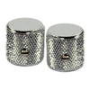Fender P-Bass/Tele Knob Chrome Guitar Knobs (Set of 2)
