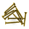 Humbucker Mounting Ring Screws Gold (Set of 10)