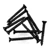 Humbucker Mounting Ring Screws Black (Set of 10)