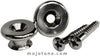 Gotoh Oversized Strap Buttons (Nickel)