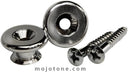 Gotoh Oversized Strap Buttons (Nickel)