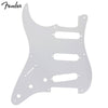 Fender Left Handed '57 Stratocaster Guitar Pickguard White 8 Hole 1 Ply