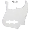 Fender Standard Jazz Bass Guitar Pickguard White 3 Ply