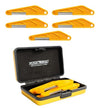 Music Nomad 5 pc. Bass Diamond Coated Nut File Set, with Storage Case