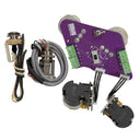 Solderless Convertible Les Paul Guitar Wiring Harness with Push-pull (Long Shaft)