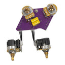 Solderless Convertible Les Paul Guitar Wiring Harness with Push-pull (Short Shaft)