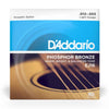 D'Addario EJ16-3D Phosphor Bronze Acoustic Guitar Strings, Light, 3 Sets