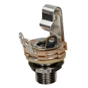 A Switchcraft L12A 1/4'' Shorting Jack (Long Bushing) on a white background.