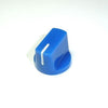 Davies 1510 Style Blue Knob (1/4" Smooth Shaft)