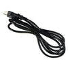 18/3 Removable 10' Black Power Cord