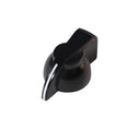 Mojotone Flat Topped Black Chicken Head Knob