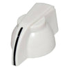 Mojotone Flat Topped White Chicken Head Knob