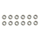 Blackface Style Medium Chrome Decorative Washer (Set of 12)