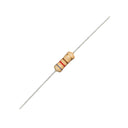 A tan or beige colored 820Ω 1 watt 5% guitar resistors with gray, red, brown, and gold bands signaling its OHM rating.
