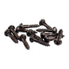 Black Metal Jack Ferrule Screw (Set of 12)