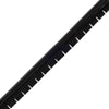 Medium Black Piping 7/16''(H) x 1/8'' Bead with Lip