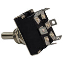 A Mojotone DPDT toggle switch perfect for tight spaces. This photo shows the underside of the switch as it would be seen from inside the amplifier.