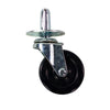 Fender Style Casters and Socket with 2.5" Wheels  (Set of 4)