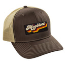 Mojotone Retro Groove Brown Trucker Hat