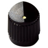Mojotone Black Plastic Push On Cupcake Knob
