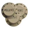 Fender Strat Aged White 1 Vol. 2 Tone Guitar Knobs