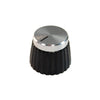 Mojotone British Style Set Screw Knob (Silver)