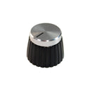 Mojotone British Style Set Screw Knob (Silver)