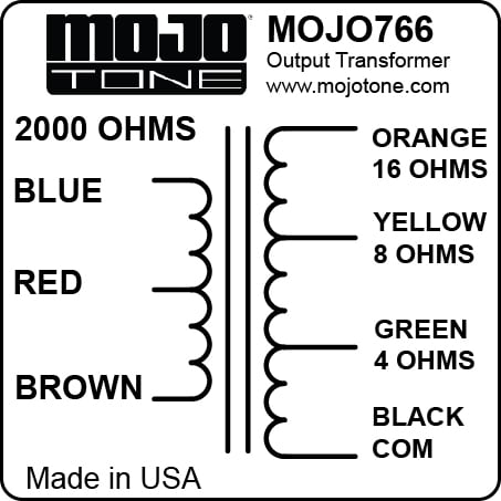 Tweed Twin High Power 5F8-A Output Transformer 45268 – Mojotone