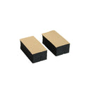 Black P-Bass Pickup Height Cushions top view