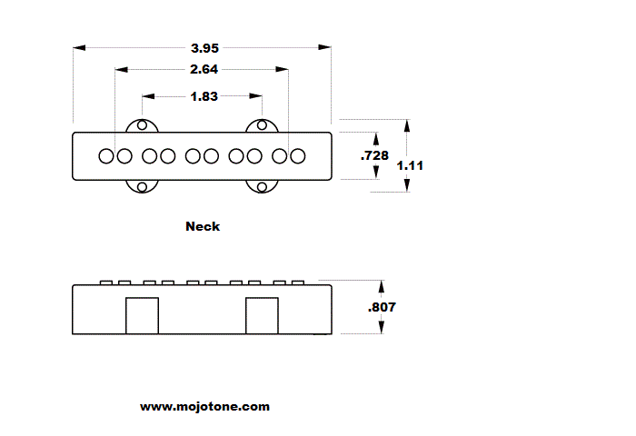Classic 5-String Jazz Bass® Pickup – Mojotone