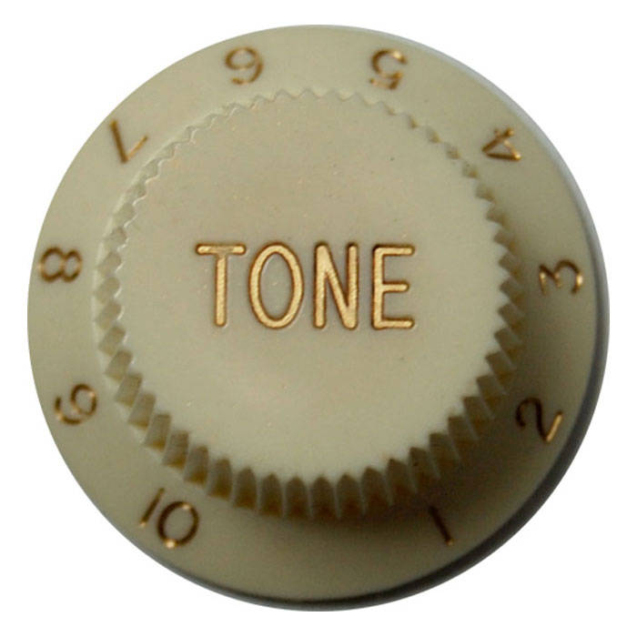 Strat Tone Knob (Aged White)